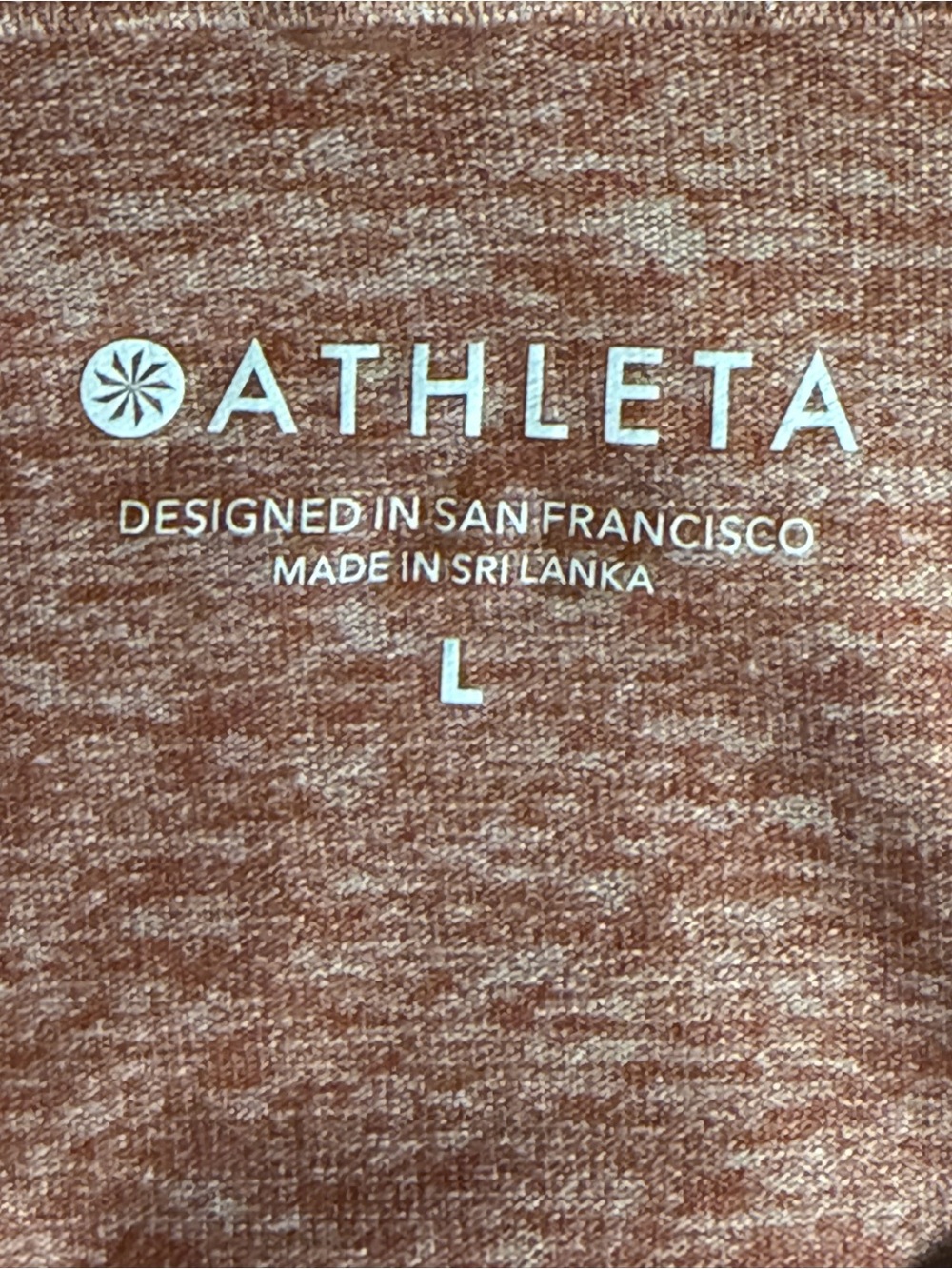 Athleta Walnut Brown/Hearth Rose Uptempo Hoodie Sweatshirt - Picture 4 of 5